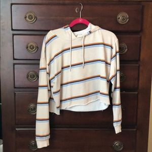 Multi color crop sweatshirt